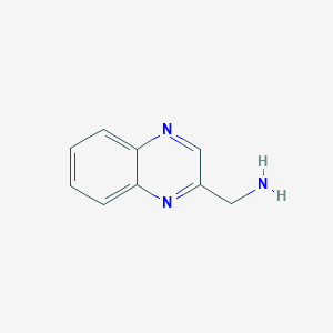 molecular formula C9H9N3 B143339 Quinoxalin-2-ylmethanamine CAS No. 131052-78-3