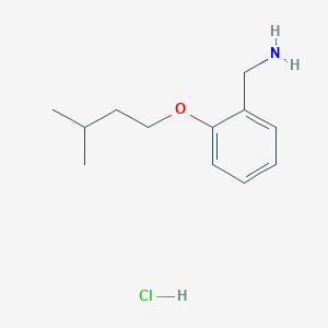 [2-(3-Methylbutoxy)phenyl]methanamine hydrochloride