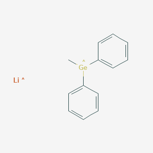 molecular formula C13H13GeLi B14333941 Lithium, (methyldiphenylgermyl)- CAS No. 104470-11-3