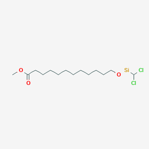 molecular formula C14H26Cl2O3Si B14334002 CID 78060841 