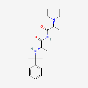 molecular formula C19H31N3O2 B14334065 N,N-Diethyl-L-alanyl-N-(1-methyl-1-phenylethyl)-L-alaninamide CAS No. 101623-02-3