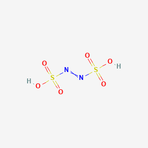 molecular formula H2N2O6S2 B14334076 Diazene-1,2-disulfonic acid CAS No. 111451-31-1
