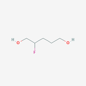 molecular formula C5H11FO2 B14334088 2-Fluoropentane-1,5-diol CAS No. 110683-87-9