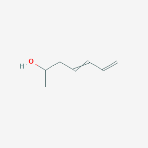 molecular formula C7H12O B14334107 Hepta-4,6-dien-2-ol CAS No. 104372-16-9
