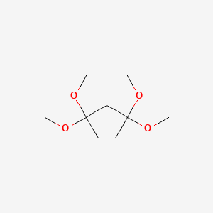 molecular formula C9H20O4 B14334135 2,2,4,4-Tetramethoxypentane CAS No. 105854-95-3