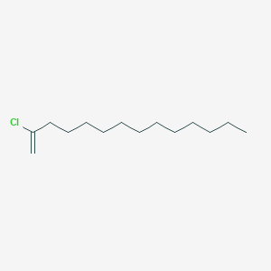 molecular formula C14H27Cl B14334141 2-Chlorotetradec-1-ene CAS No. 111860-76-5