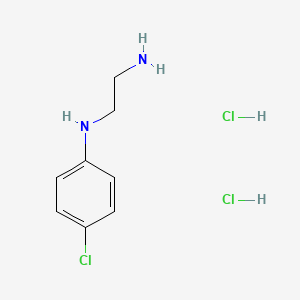 molecular formula C8H12Cl2N2 B1433417 N1-(4-Chloro-phenyl)-ethane-1,2-diamine dihydrochloride CAS No. 1965309-94-7