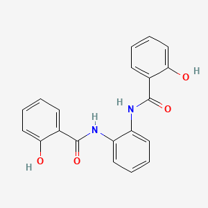 molecular formula C20H16N2O4 B14334187 Benzamide, N,N'-1,2-phenylenebis[2-hydroxy- CAS No. 103528-00-3