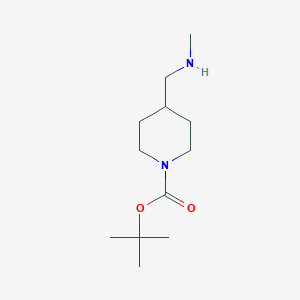 molecular formula C12H24N2O2 B143342 Tert-butyl 4-((methylamino)methyl)piperidine-1-carboxylate CAS No. 138022-02-3