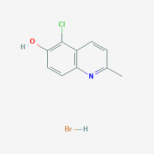 molecular formula C10H9BrClNO B1433430 5-Chloro-2-methylquinolin-6-ol hydrobromide CAS No. 1803584-40-8