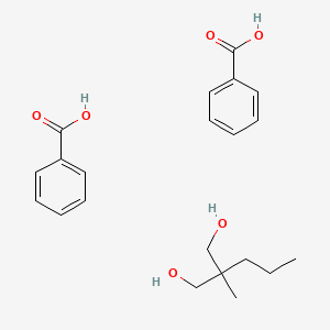 molecular formula C21H28O6 B14334334 Benzoic acid--2-methyl-2-propylpropane-1,3-diol (2/1) CAS No. 102447-89-2