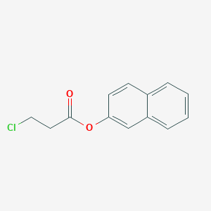 molecular formula C13H11ClO2 B14334349 Naphthalen-2-yl 3-chloropropanoate CAS No. 111709-01-4