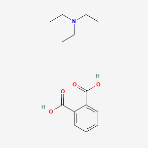 molecular formula C14H21NO4 B14334407 N,N-diethylethanamine;phthalic acid CAS No. 103083-67-6