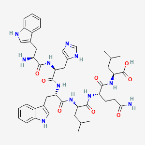 molecular formula C45H59N11O8 B1433442 Mating Factor  CAS No. 65418-88-4
