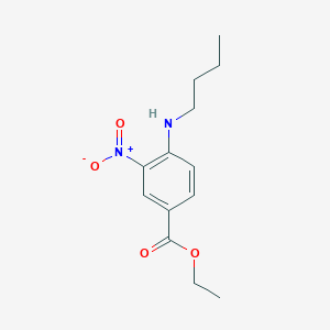 molecular formula C13H18N2O4 B1433455 Ethyl 4-(butylamino)-3-nitrobenzoate CAS No. 1206724-39-1