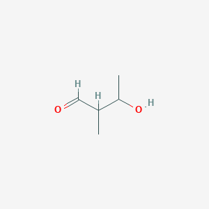 molecular formula C5H10O2 B14334660 Butanal, 3-hydroxy-2-methyl- CAS No. 99506-67-9
