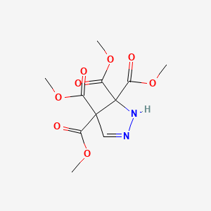 molecular formula C11H14N2O8 B14334679 Tetramethyl 1H-pyrazole-4,4,5,5-tetracarboxylate CAS No. 105020-49-3