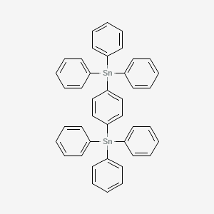 molecular formula C42H34Sn2 B14334687 Stannane, 1,4-phenylenebis[triphenyl- CAS No. 96872-40-1