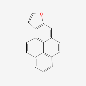 molecular formula C18H10O B14334732 Pyreno(2,1-b)furan CAS No. 96918-24-0