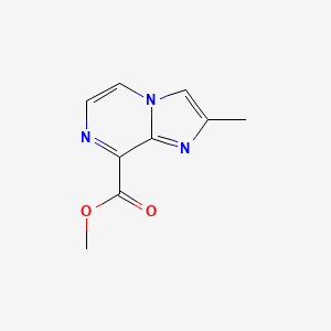 molecular formula C9H9N3O2 B1433474 Methyl 2-methylimidazo[1,2-a]pyrazine-8-carboxylate CAS No. 1289082-52-5