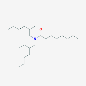 molecular formula C24H49NO B14334741 Octanamide, N,N-bis(2-ethylhexyl)- CAS No. 104557-29-1