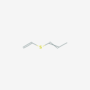 molecular formula C5H8S B14334769 1-(Ethenylsulfanyl)prop-1-ene CAS No. 105278-48-6