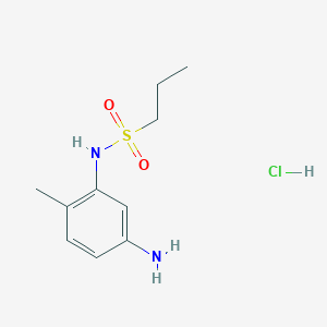 N-(5-amino-2-methylphenyl)propane-1-sulfonamide hydrochloride