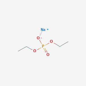 molecular formula C4H10NaO4P B143348 Sodium diethyl phosphate CAS No. 2870-30-6