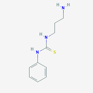 molecular formula C10H15N3S B14334845 N-(3-Aminopropyl)-N'-phenylthiourea CAS No. 99473-71-9