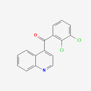 4-(2,3-Dichlorobenzoyl)quinoline