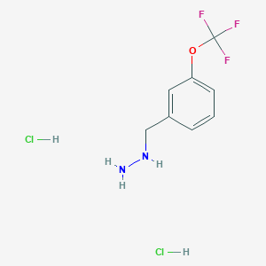 (3-(Trifluoromethoxy)benzyl)hydrazine dihydrochloride