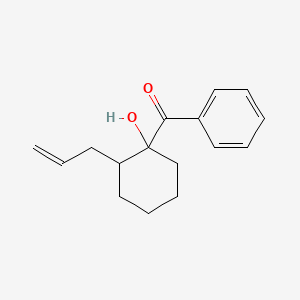 molecular formula C16H20O2 B14335027 [1-Hydroxy-2-(prop-2-en-1-yl)cyclohexyl](phenyl)methanone CAS No. 99937-16-3