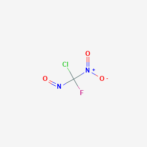 molecular formula CClFN2O3 B14335039 Chloro(fluoro)nitro(nitroso)methane CAS No. 105804-66-8