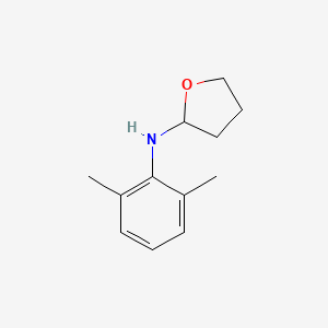 molecular formula C12H17NO B14335081 N-(2,6-Dimethylphenyl)oxolan-2-amine CAS No. 106647-77-2