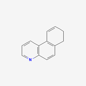 molecular formula C13H11N B14335221 Benzo(f)quinoline, 7,8-dihydro- CAS No. 103620-14-0