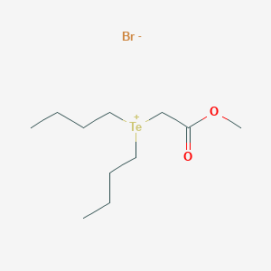 molecular formula C11H23BrO2Te B14335223 Dibutyl(2-methoxy-2-oxoethyl)tellanium bromide CAS No. 111873-48-4