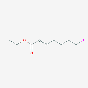 molecular formula C9H15IO2 B14335224 Ethyl 7-iodohept-2-enoate CAS No. 98202-45-0