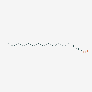 molecular formula C15H27Li B14335253 Lithium, 1-pentadecynyl- CAS No. 105563-08-4