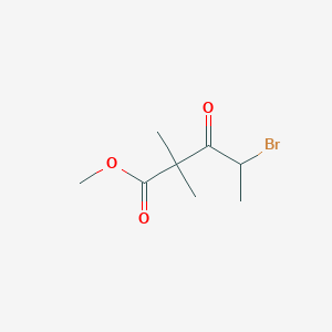 Methyl 4-bromo-2,2-dimethyl-3-oxopentanoate