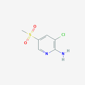 3-Chloro-5-methanesulfonylpyridin-2-amine