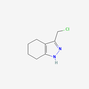 3-(chloromethyl)-4,5,6,7-tetrahydro-1H-indazole