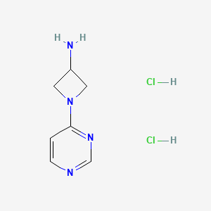 1-(Pyrimidin-4-yl)azetidin-3-amine dihydrochloride