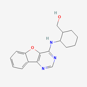 [2-({8-Oxa-3,5-diazatricyclo[7.4.0.0,2,7]trideca-1(9),2(7),3,5,10,12-hexaen-6-yl}amino)cyclohexyl]methanol