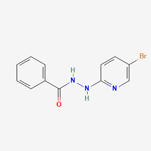 molecular formula C12H10BrN3O B1433547 N'-(5-Bromopyridin-2-yl)benzohydrazide CAS No. 1706450-51-2