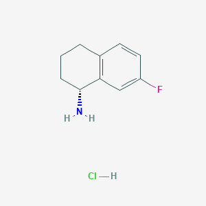 (1R)-7-Fluoro-1,2,3,4-tetra hydronaphthalen-1-amine hcl