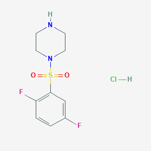 1-(2,5-Difluorobenzenesulfonyl)piperazine hydrochloride
