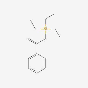 molecular formula C15H24Si B14335610 Triethyl(2-phenylprop-2-en-1-yl)silane CAS No. 104014-97-3