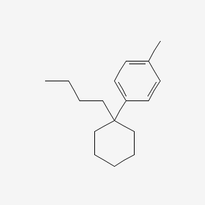 molecular formula C17H26 B14335803 1-(1-Butylcyclohexyl)-4-methylbenzene CAS No. 106148-84-9