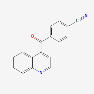 4-(4-Cyanobenzoyl)quinoline