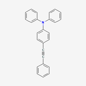 molecular formula C26H19N B14335861 N,N-Diphenyl-4-(phenylethynyl)aniline CAS No. 96917-74-7